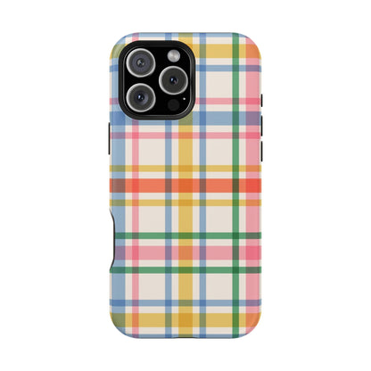 Retro Plaid iPhone Case