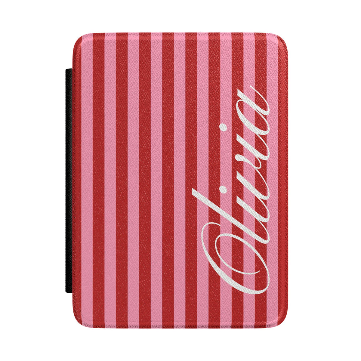 Custom Cherry Blush Stripes Kindle Case