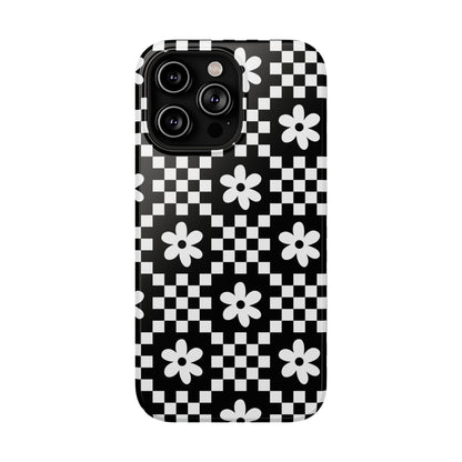 Checkerboard Daisy iPhone Case from Stella Cases
