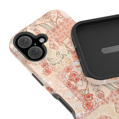 Peachy Paisley iPhone Case
