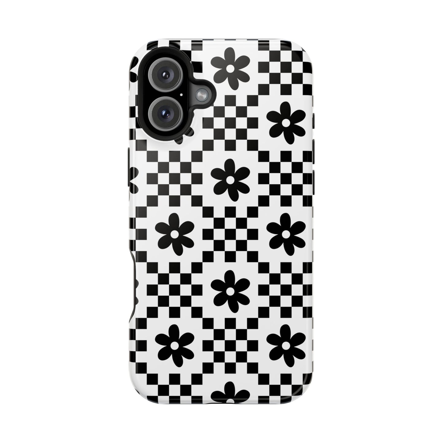 Monochrome Daisy iPhone Case