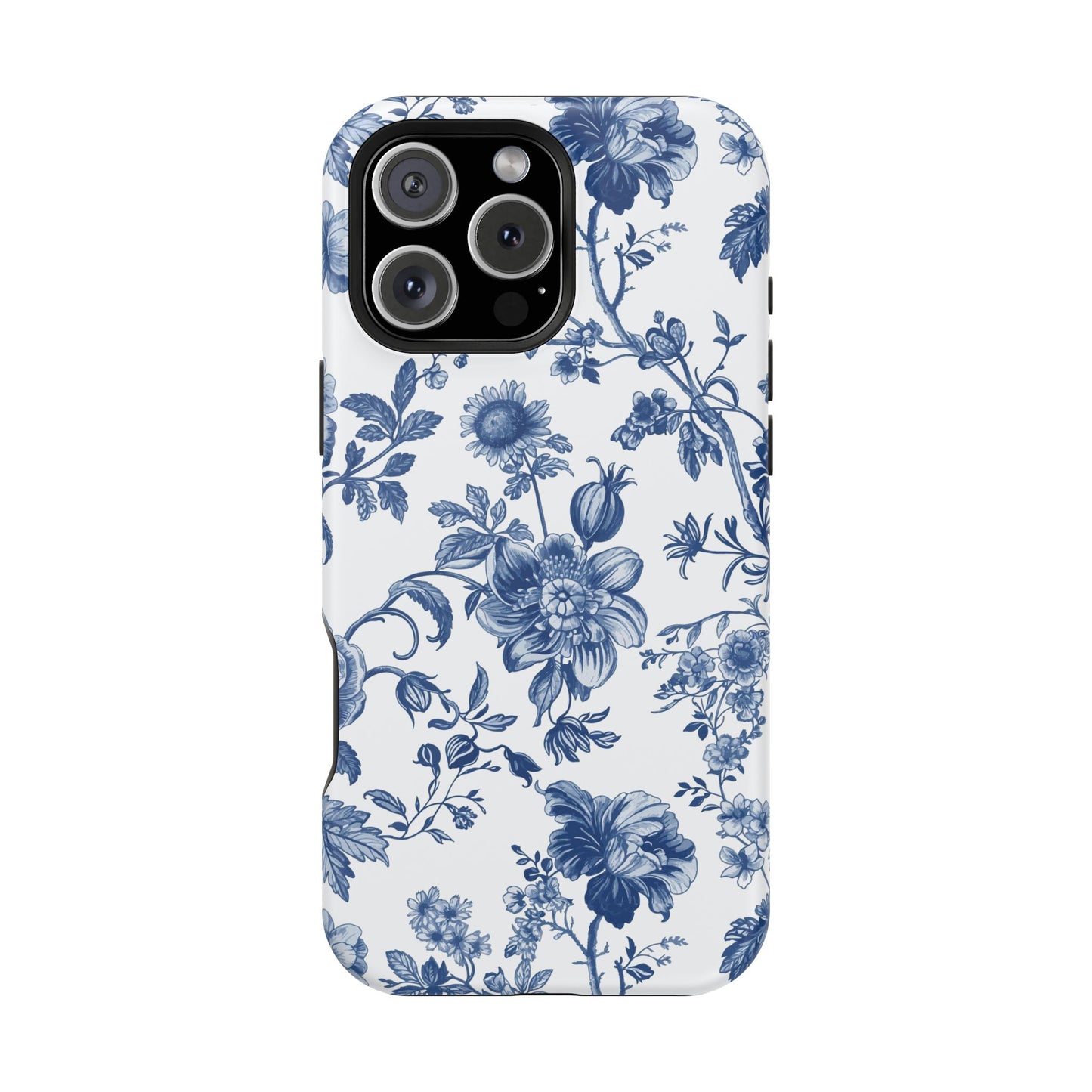 French Navy Toile iPhone Case