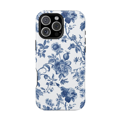 French Navy Toile iPhone Case