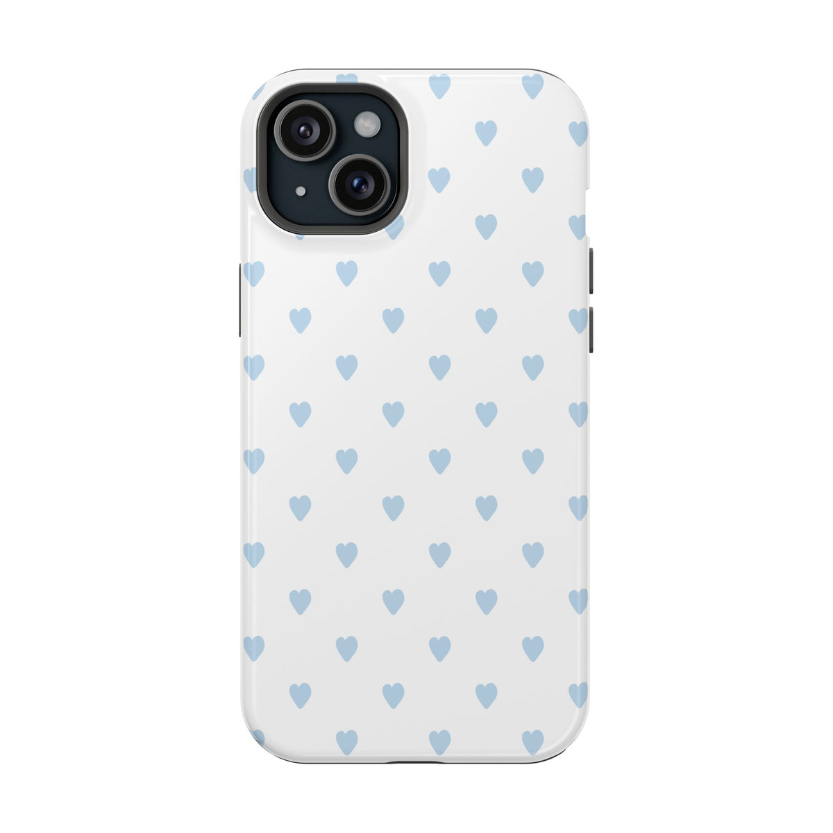 Blue Little Hearts iPhone Case