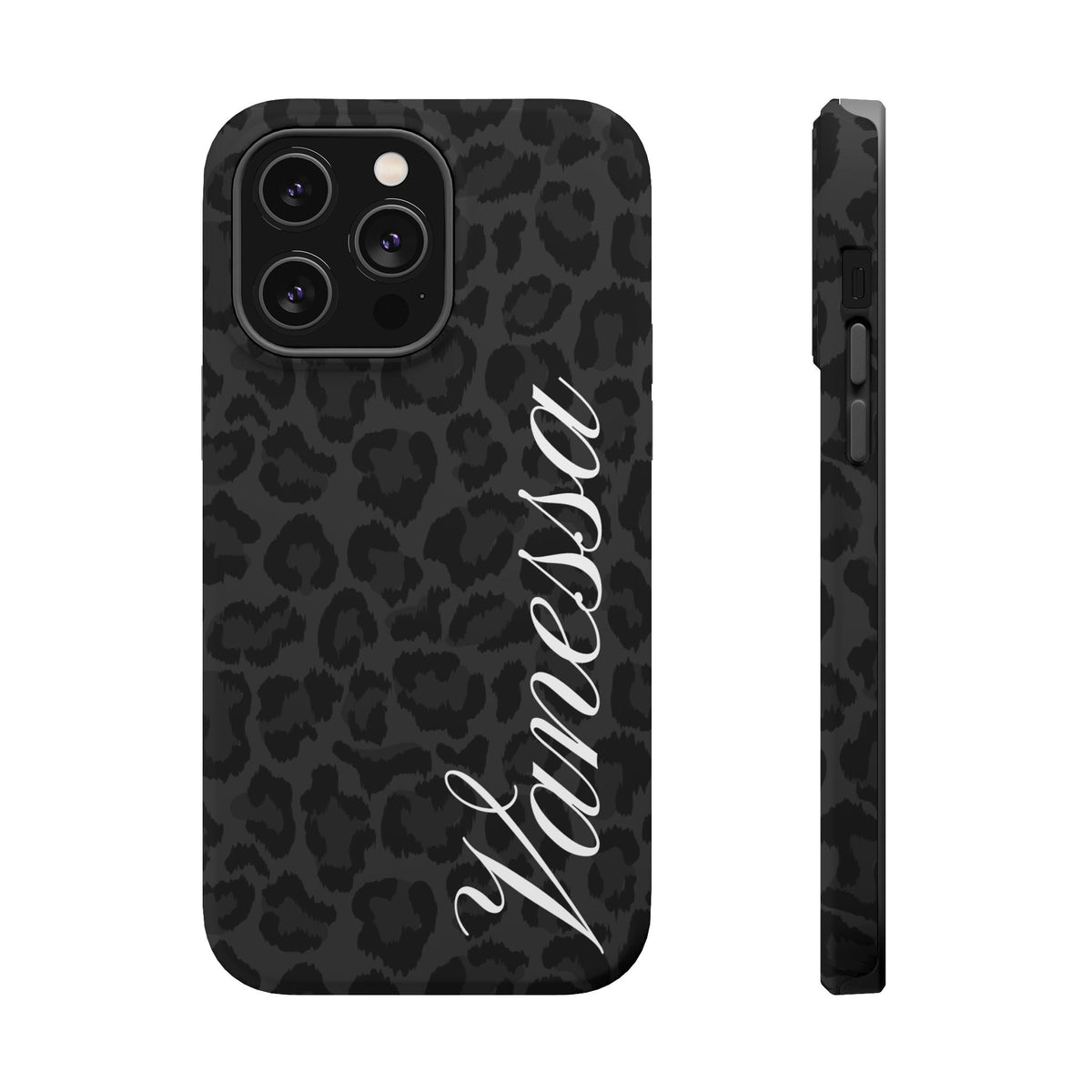 Custom Black Leopard iPhone Case