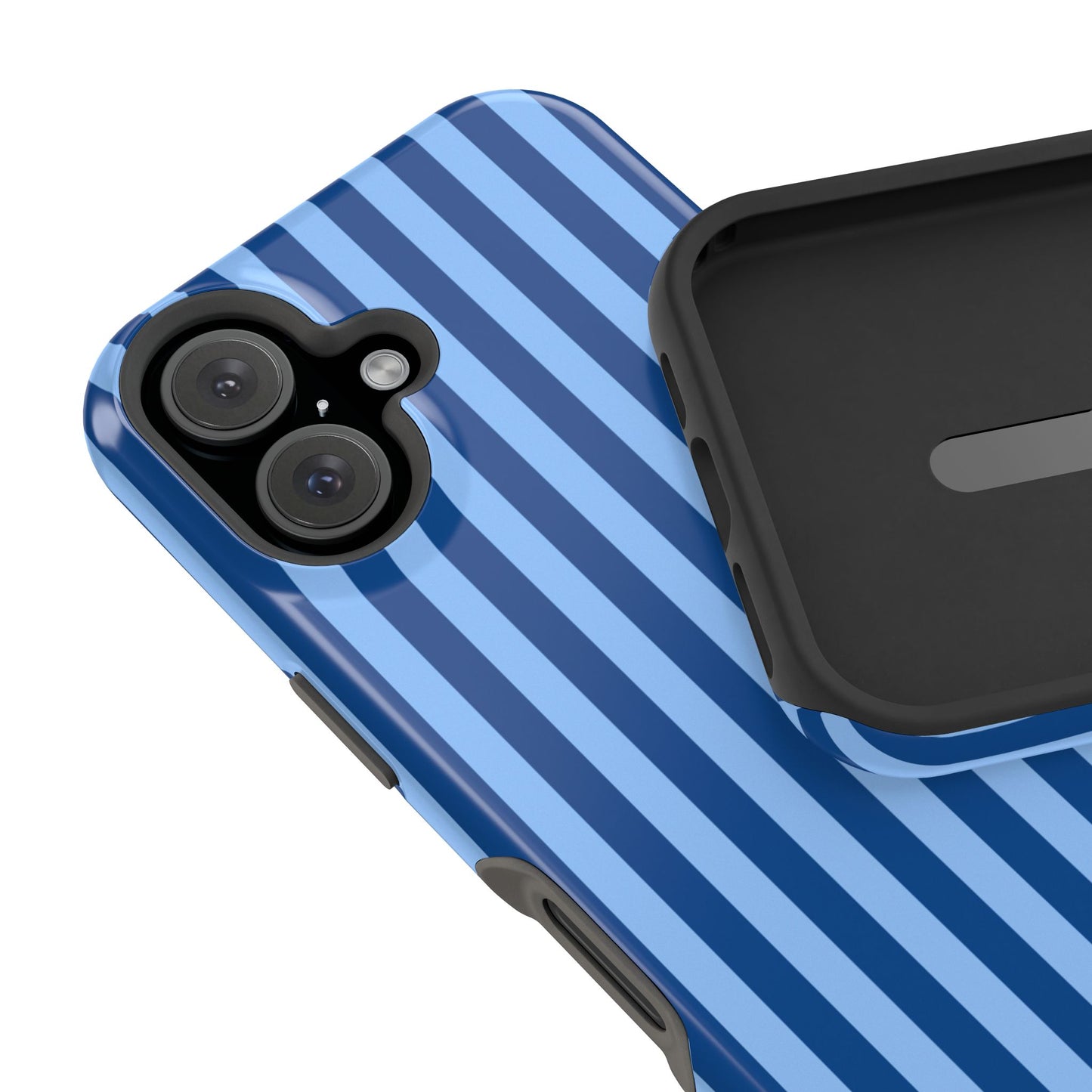 Blueberry Stripes iPhone Case