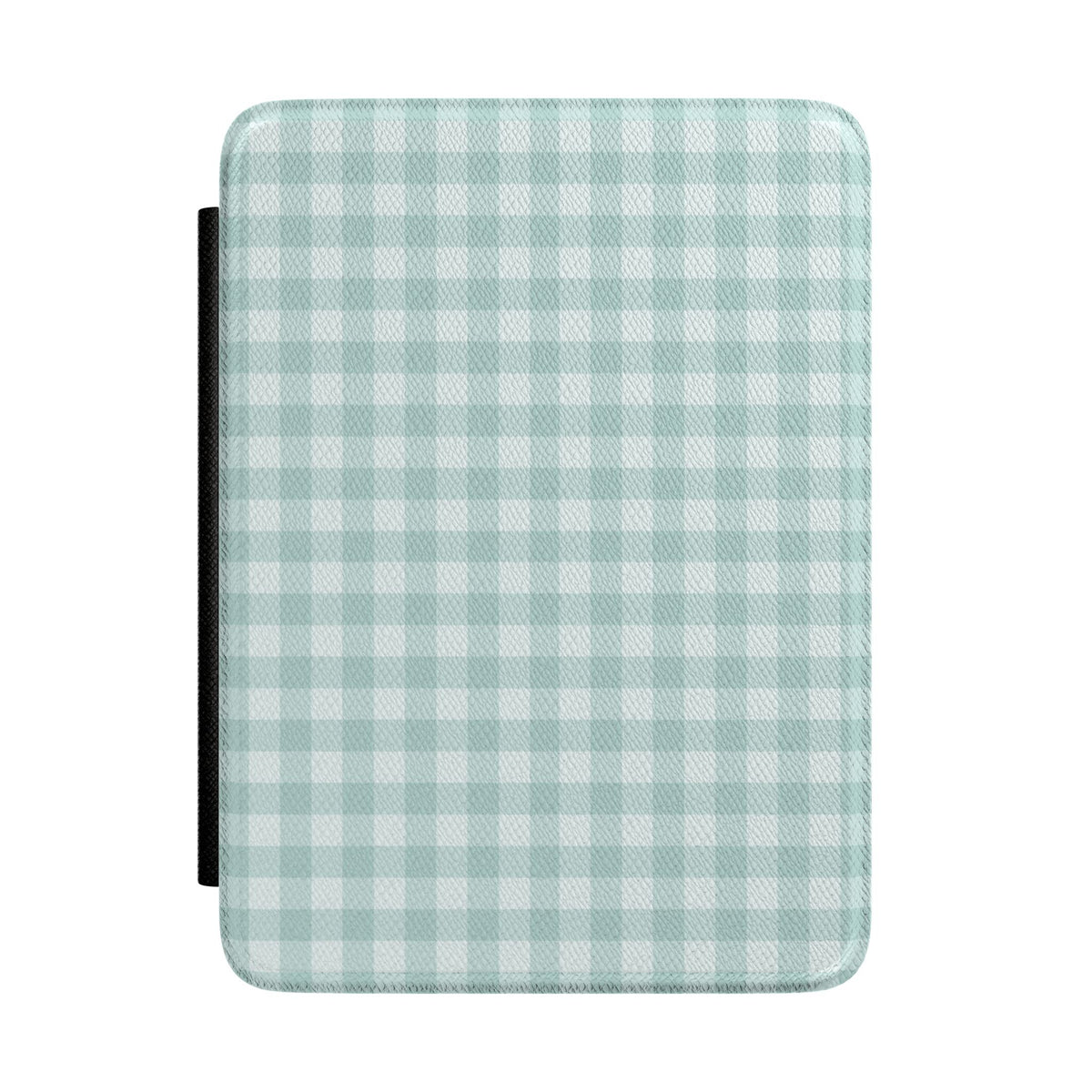 Teal Mini Gingham Kindle Case