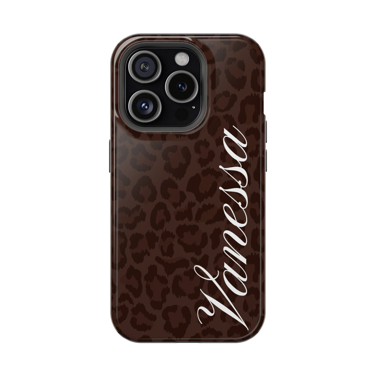 Custom Mocha Leopard iPhone Case