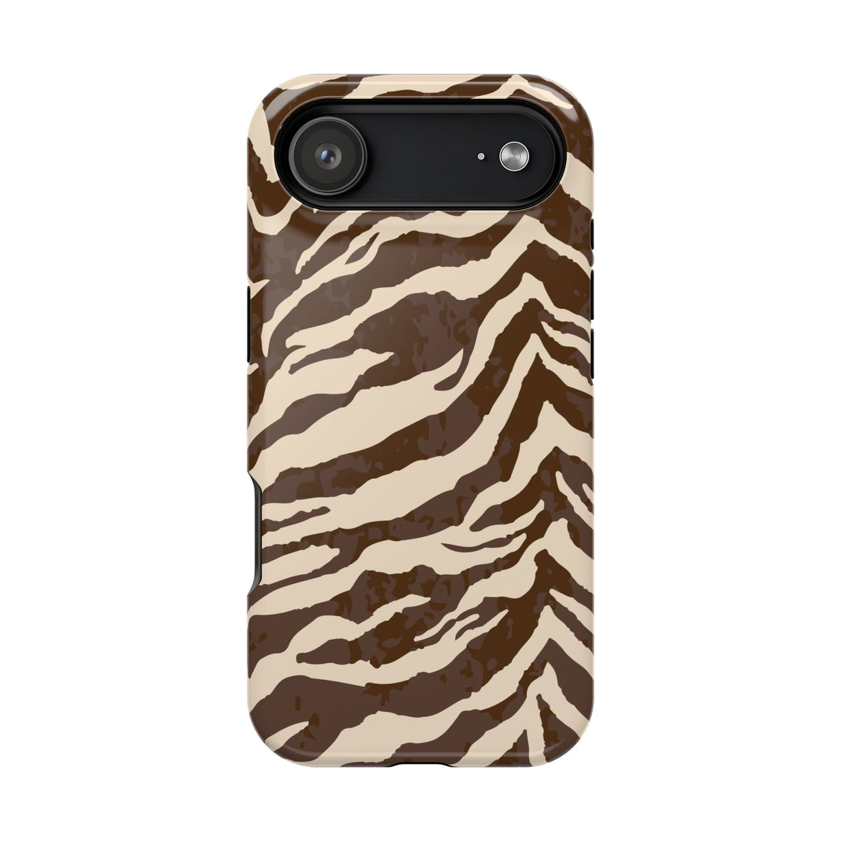 Brown Zebra iPhone Case