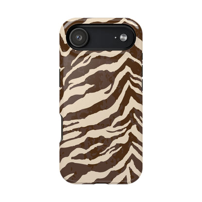 Brown Zebra iPhone Case