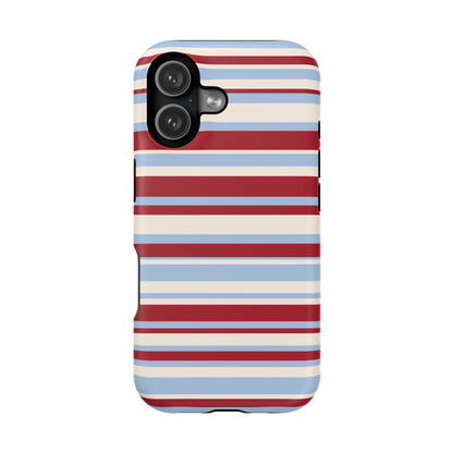 Cherry Soda Stripes iPhone Case