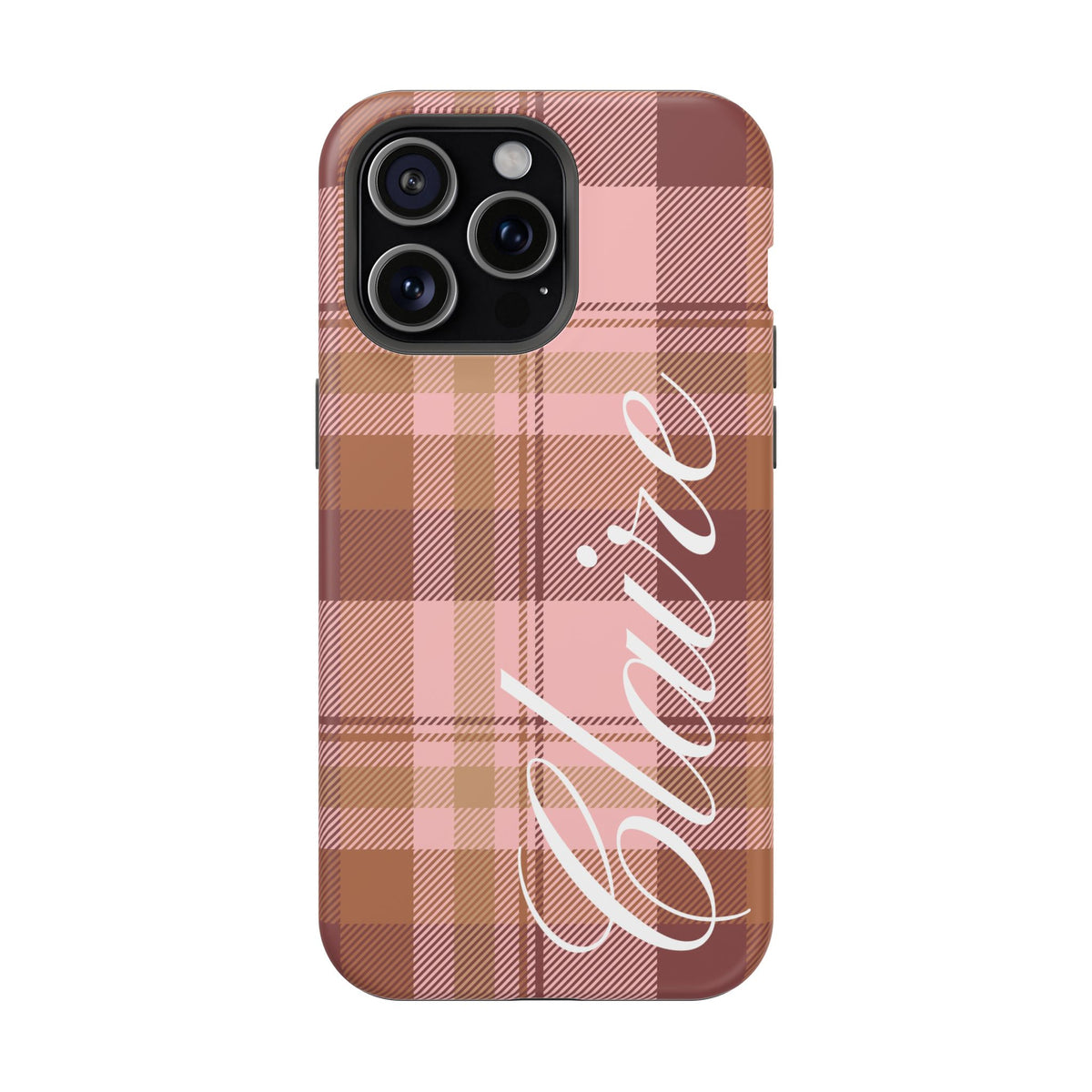 Custom Honey Plaid iPhone Case