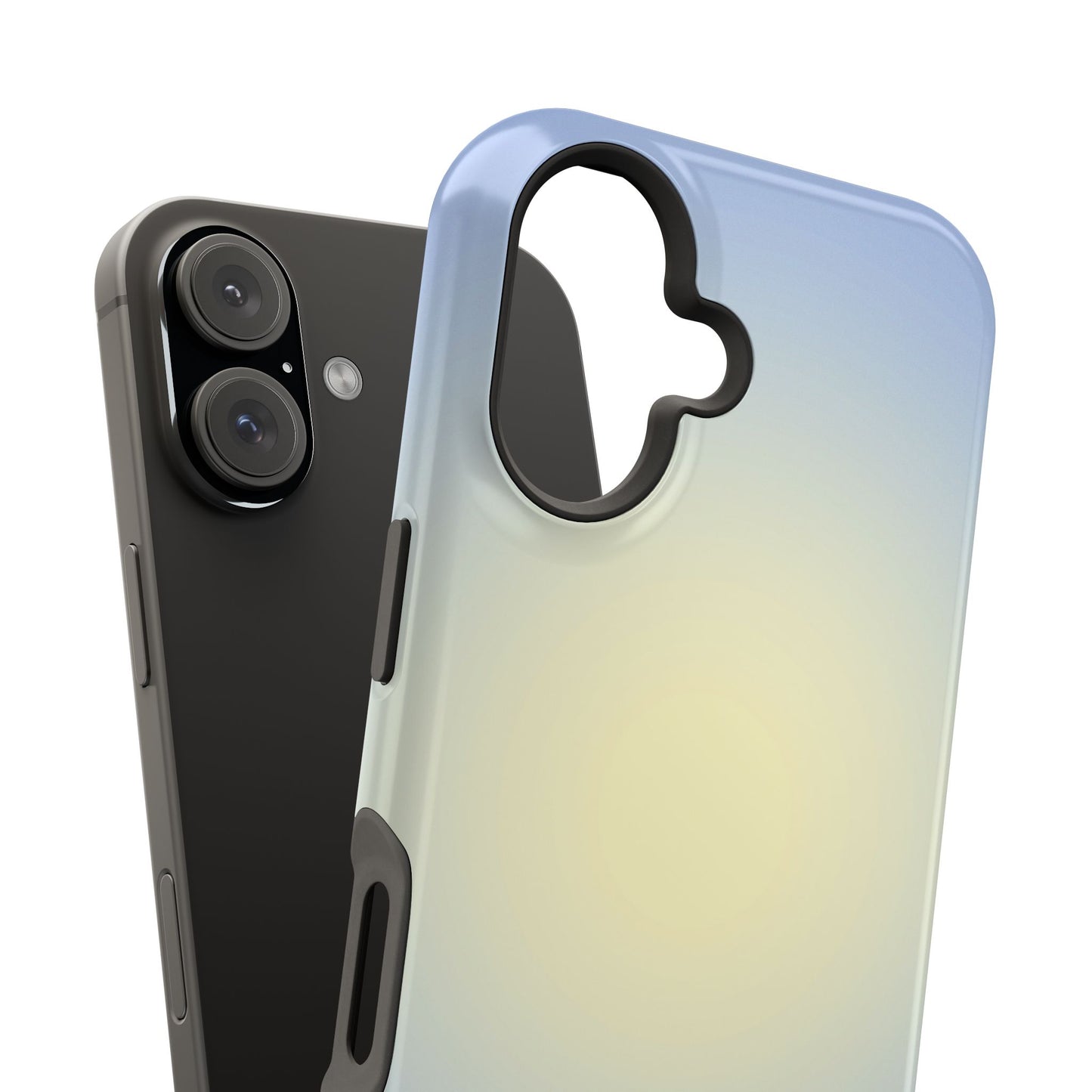 Blue & Yellow Aura iPhone Case