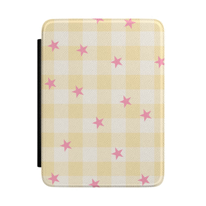 Buttercup Gingham Kindle Case