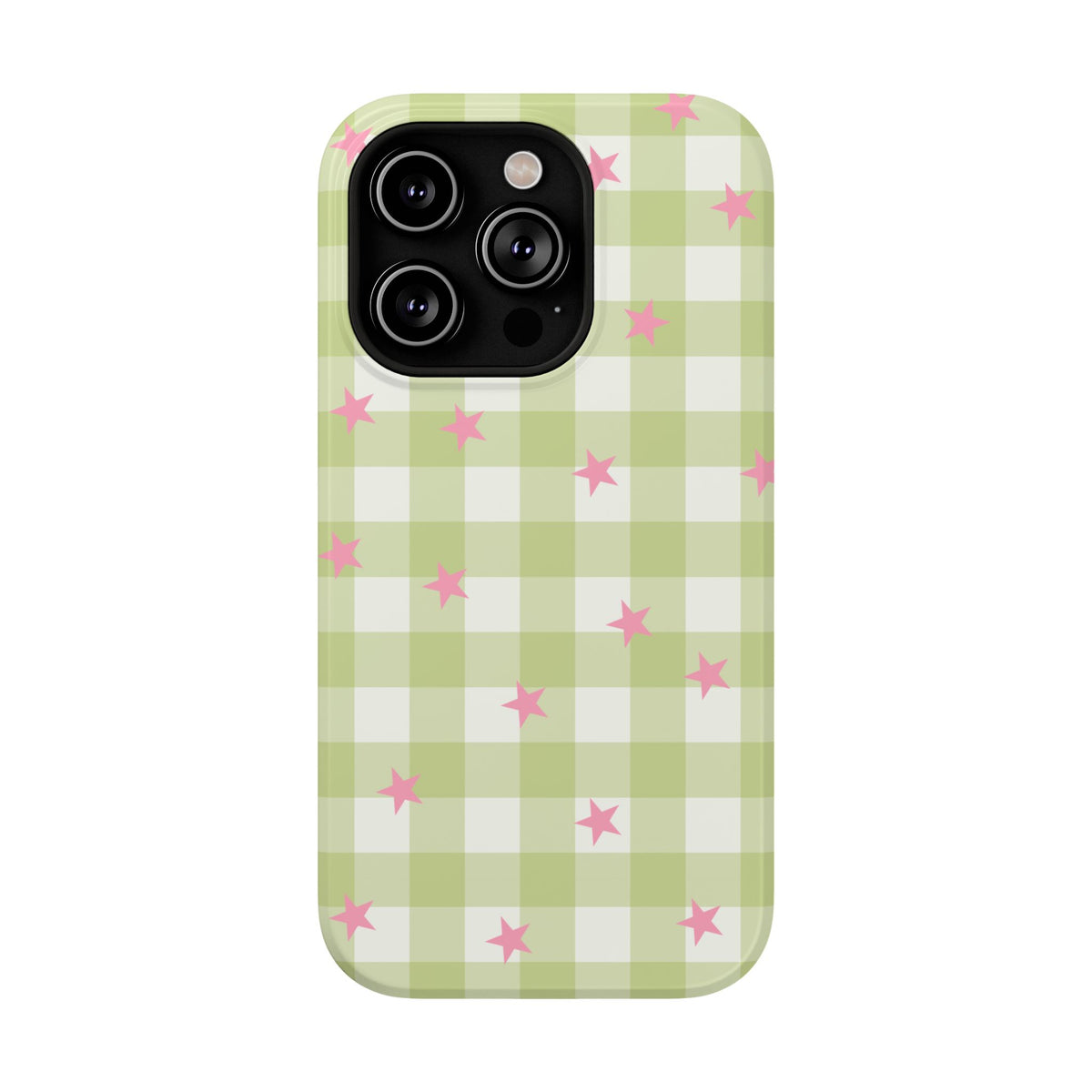Lucky Star Gingham iPhone Case