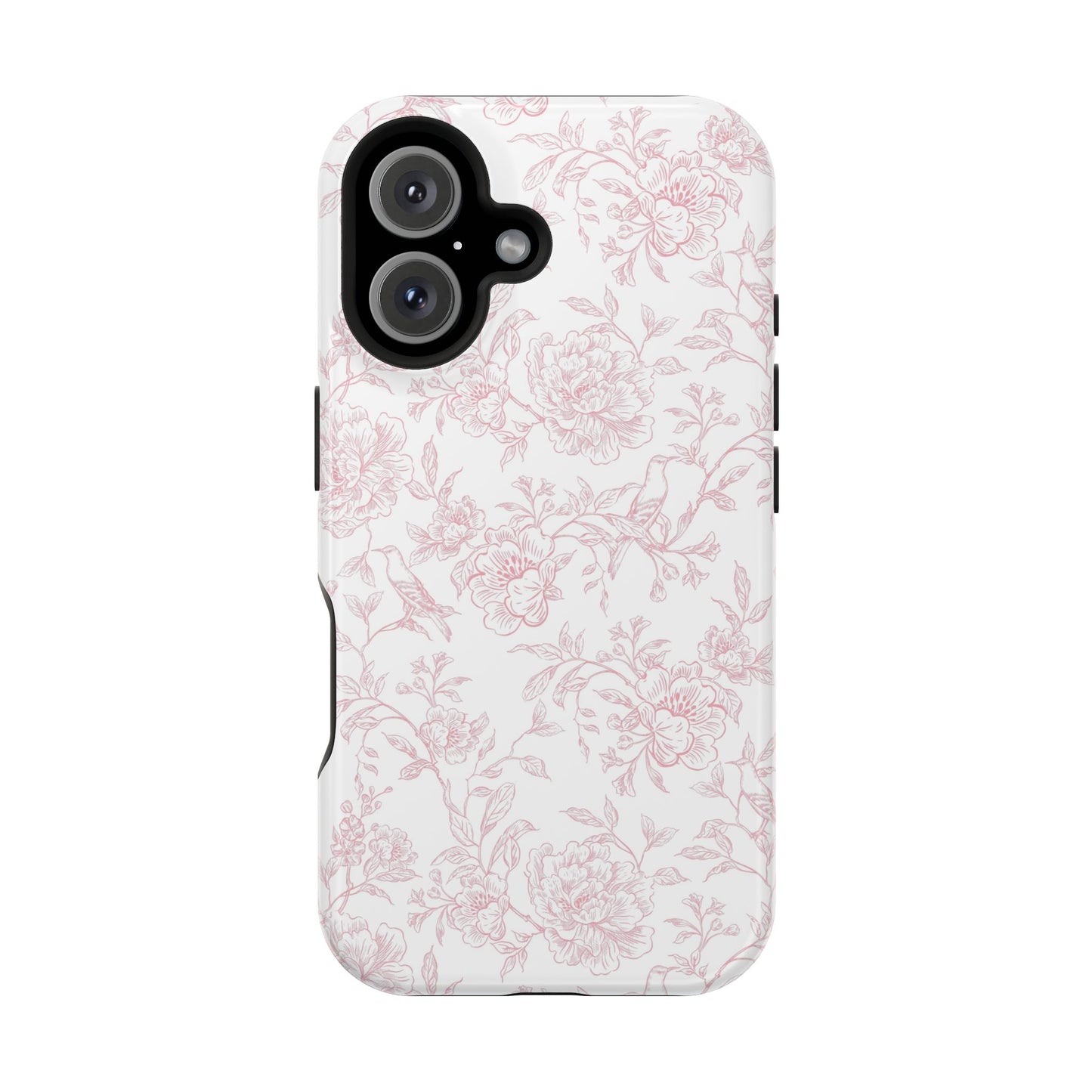 French Rosy Toile iPhone Case