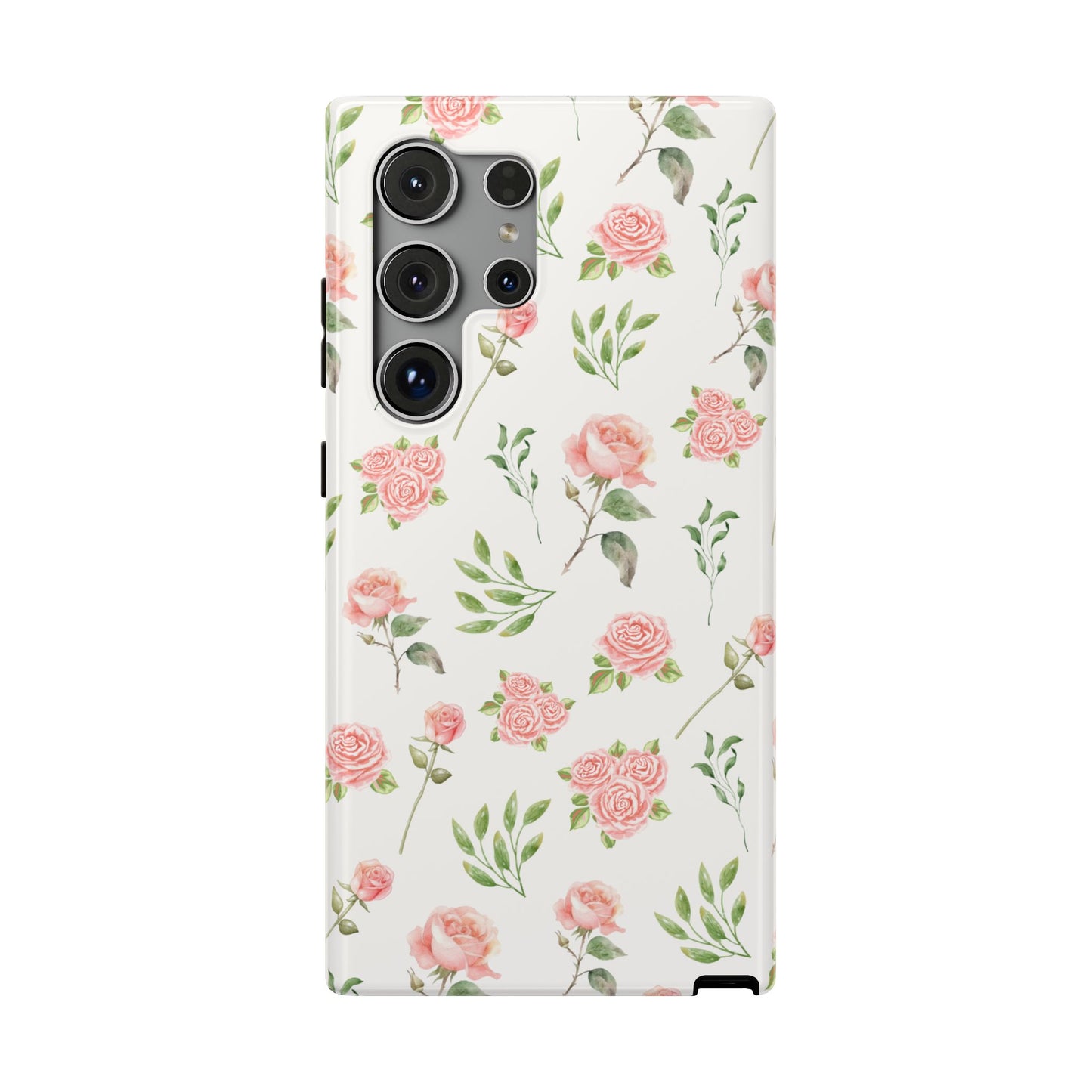 Pink Vintage Roses Samsung Case
