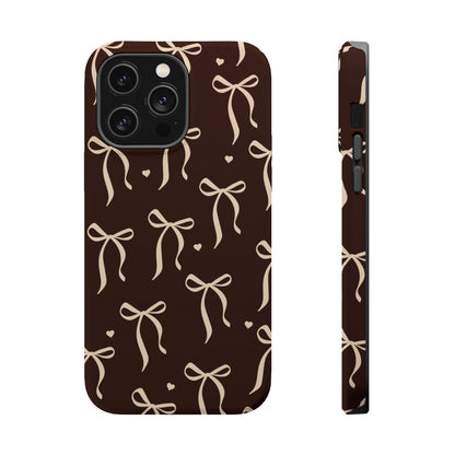 Chocolate Bows iPhone Case