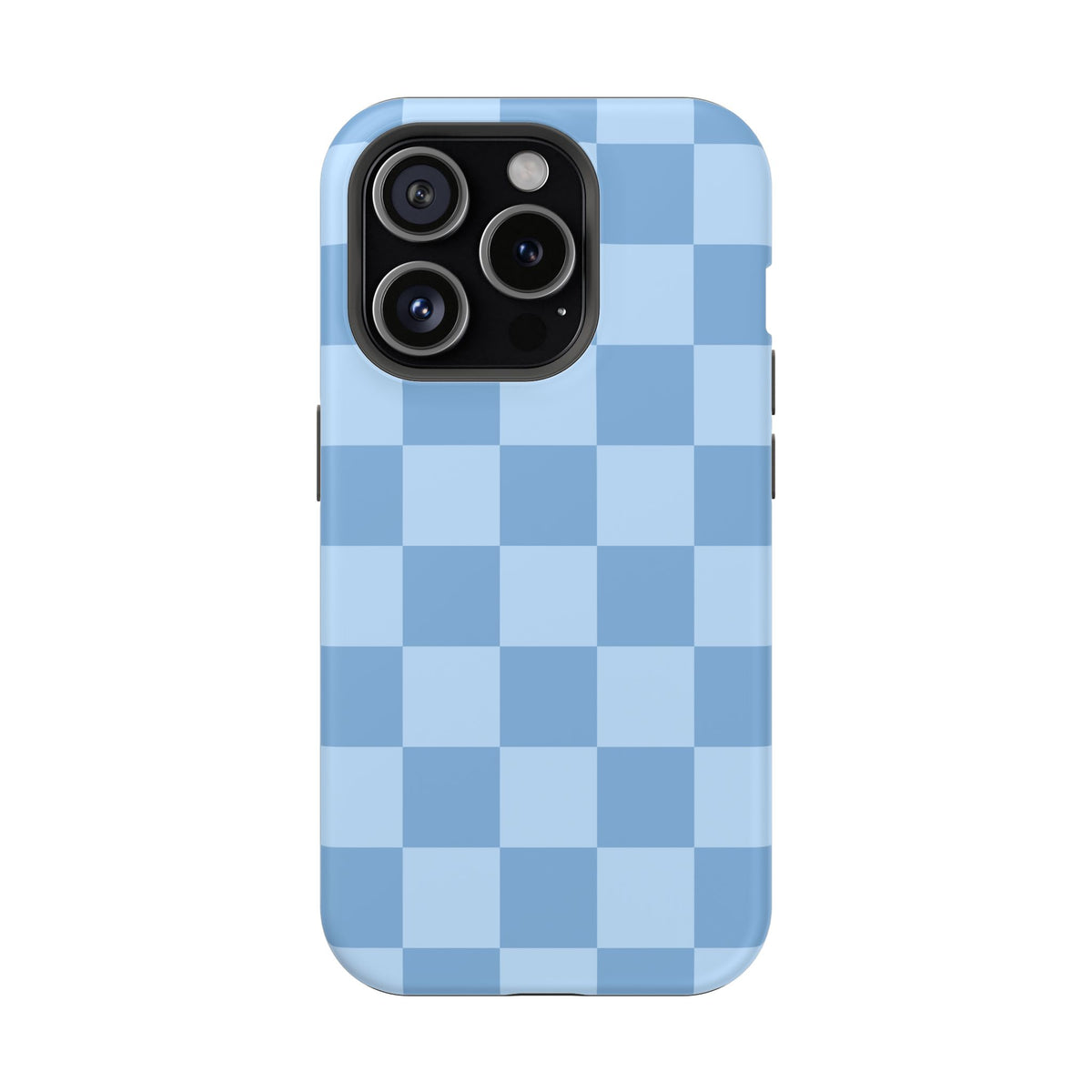 Blue Candy Checkered iPhone Case