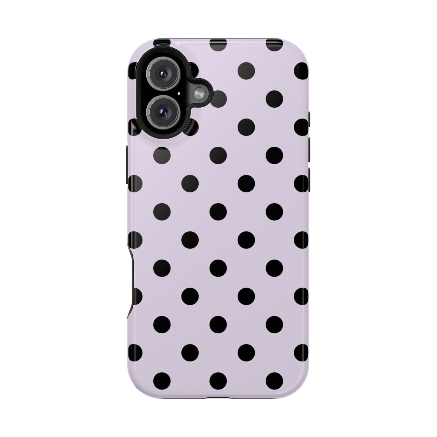 Lilac Polka Dots iPhone Case