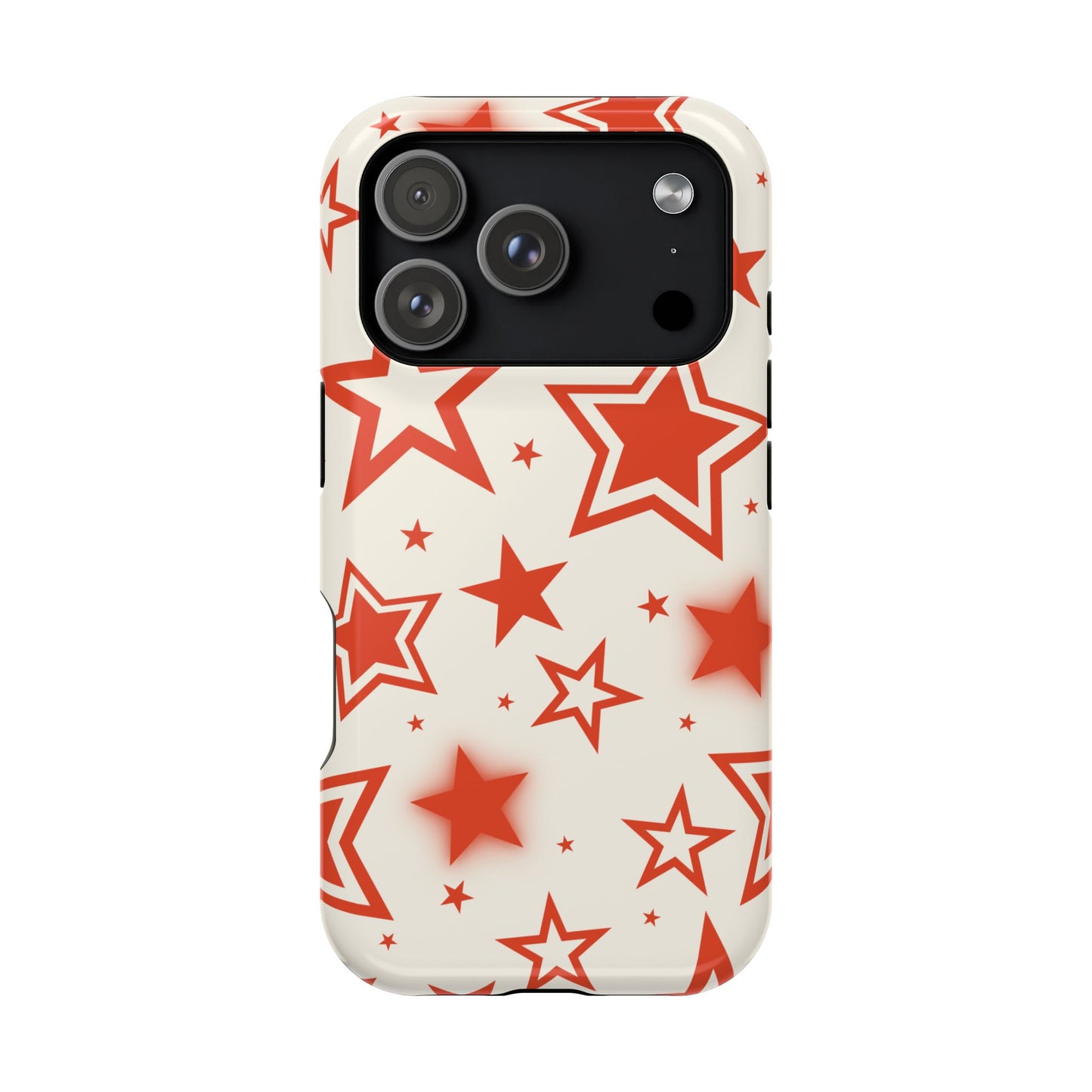 Red Stardust iPhone Case