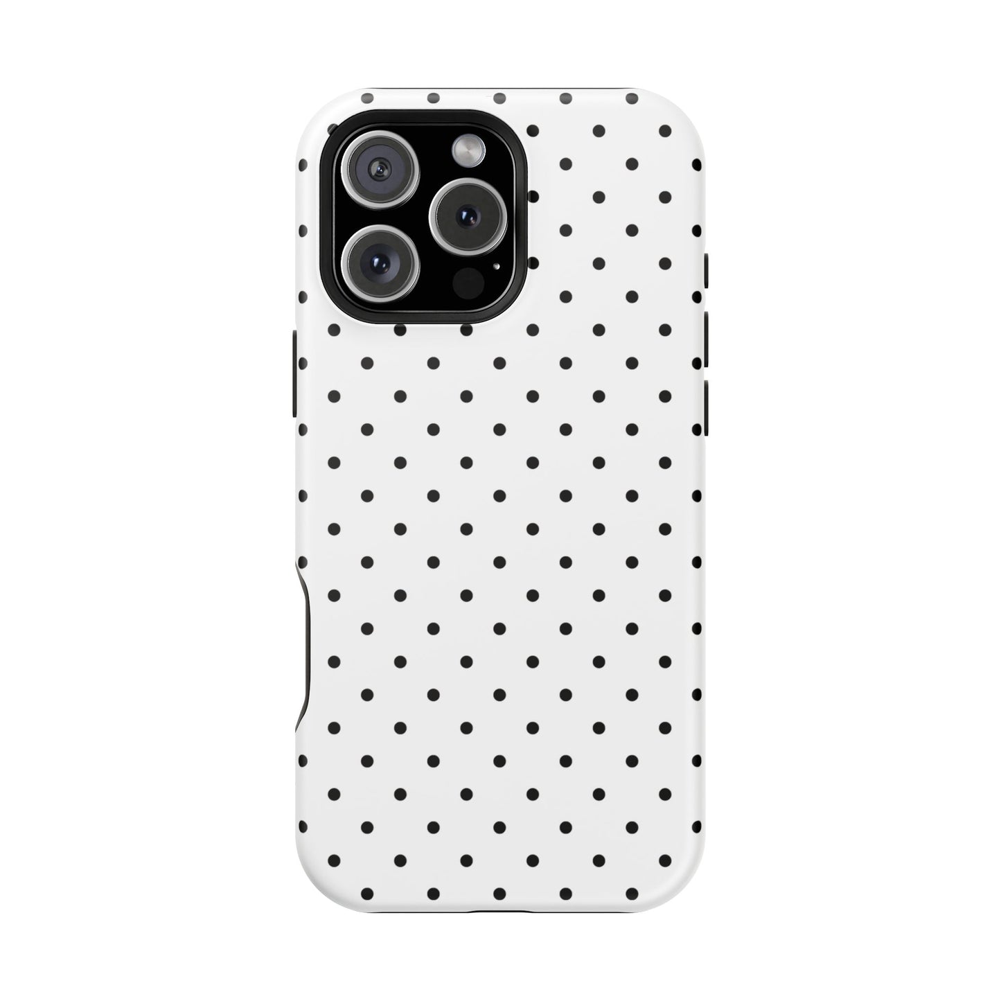 Black Mini Dots iPhone Case