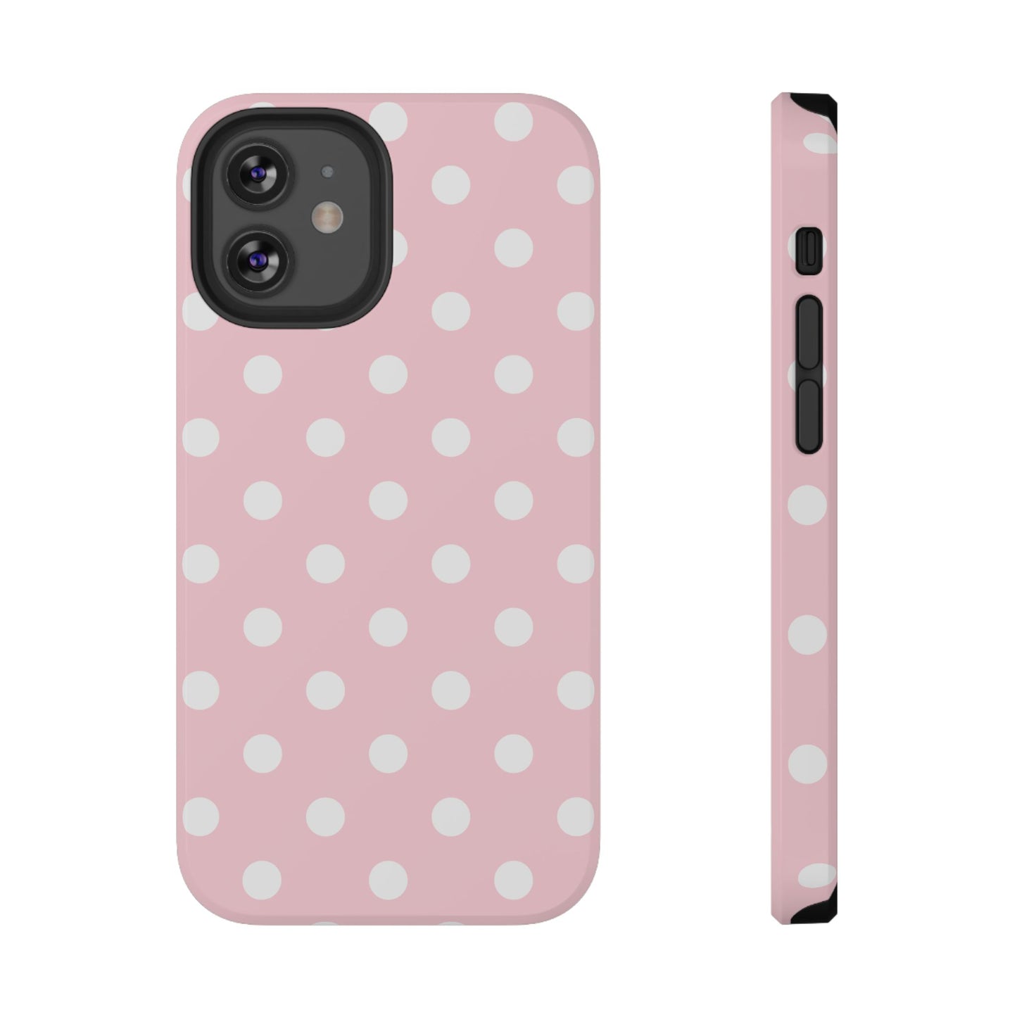 Pink Candy Polka Dots iPhone Case