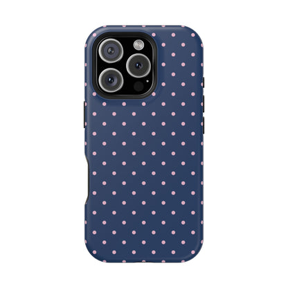 Periwinkle Mini Dots iPhone Case