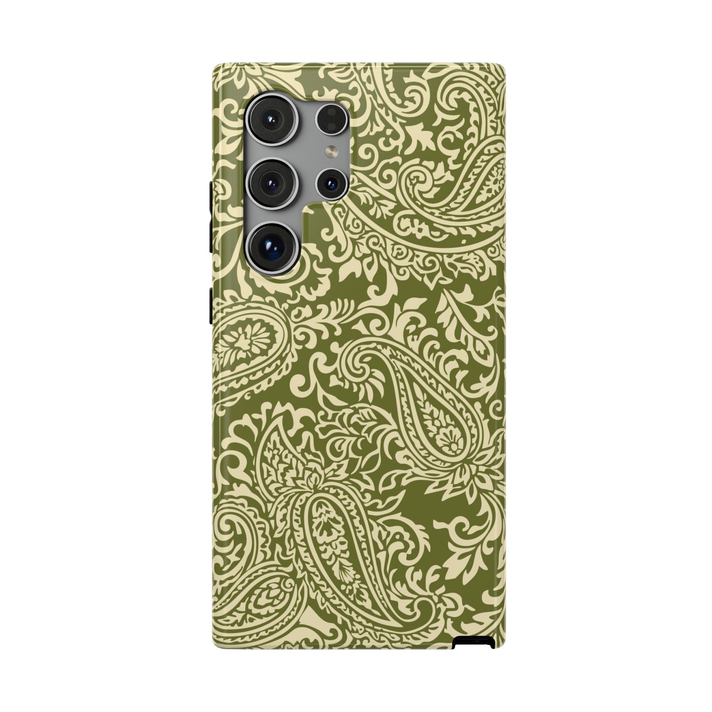Olive Paisley Samsung Case