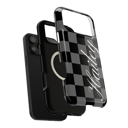 Custom Twilight Checkered iPhone Case