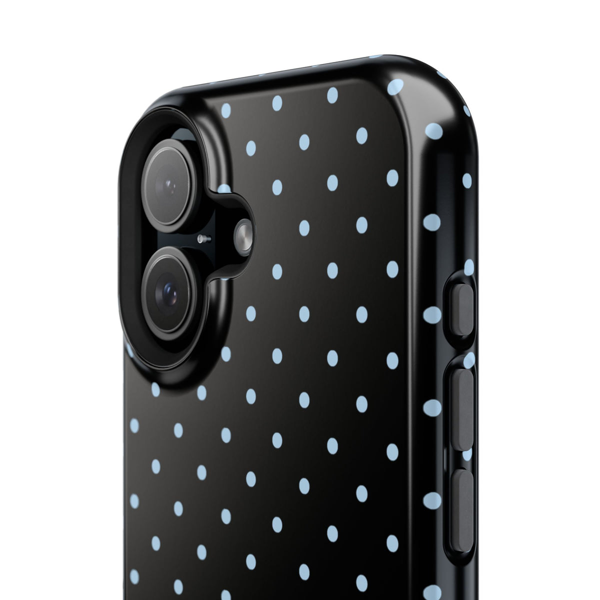Blue Velvet Mini Dots iPhone Case
