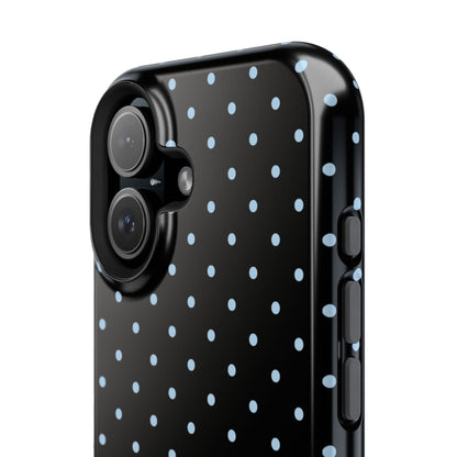 Blue Velvet Mini Dots iPhone Case