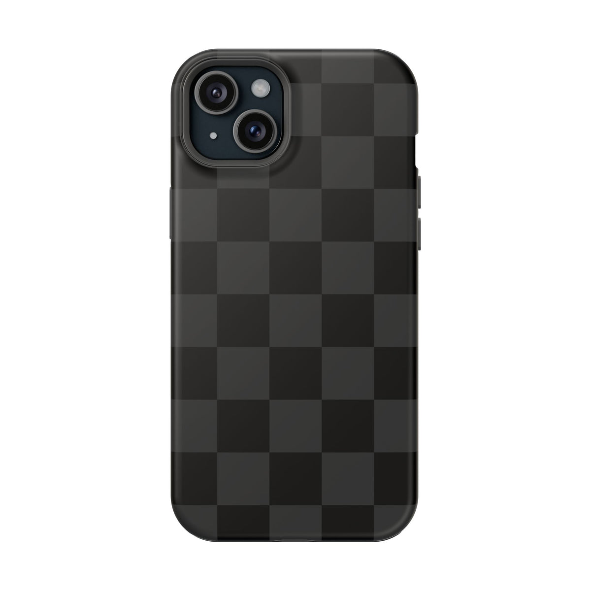 Black Checkered iPhone Case