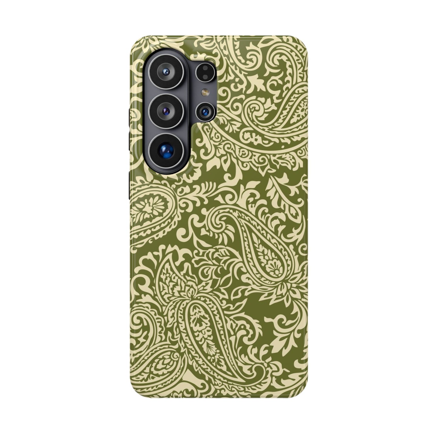 Olive Paisley Samsung Case