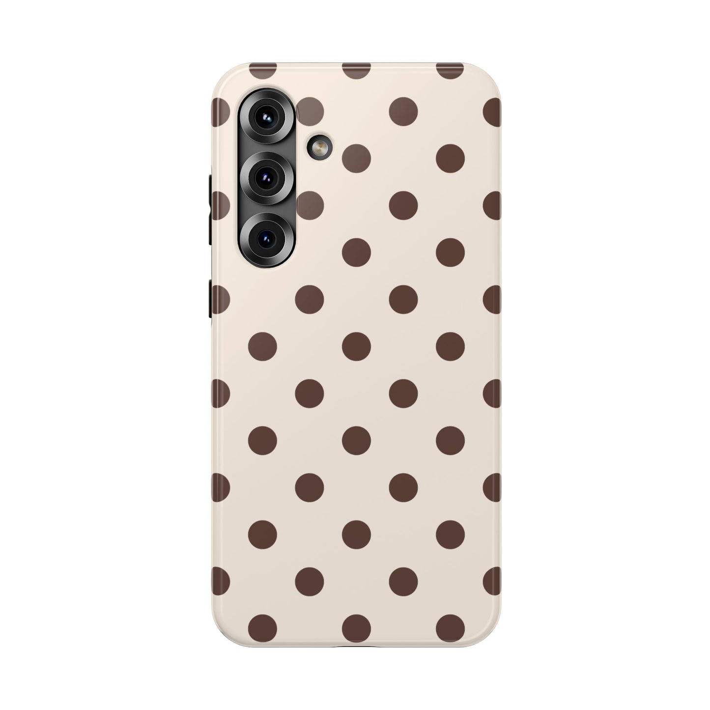 Brown Polka Dots Samsung Case
