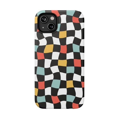Retro Check iPhone Case