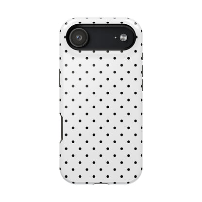 Black Mini Dots iPhone Case