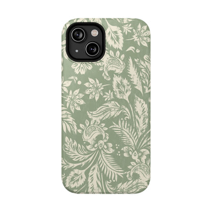 Sage Paisley iPhone Case