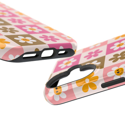 Smiley Flowers iPhone Case