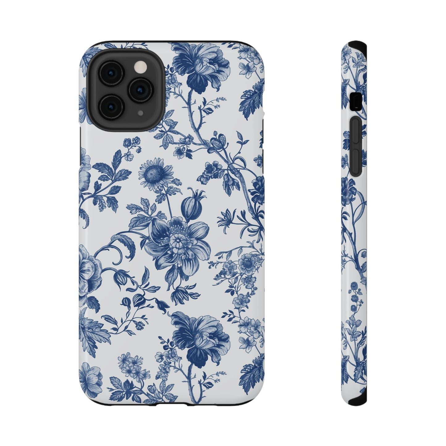 French Navy Toile iPhone Case