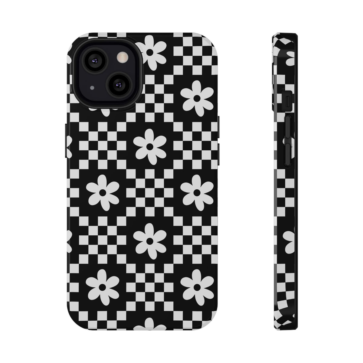 Checkerboard Daisy iPhone Case from Stella Cases