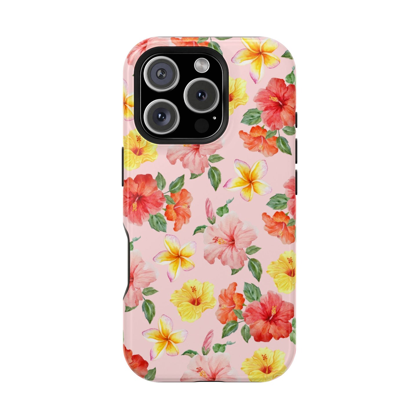 Pink Hibiscus Bloom iPhone Case