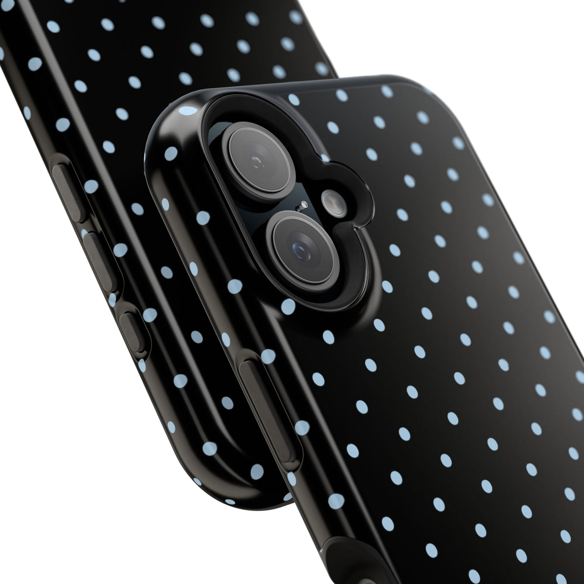 Blue Velvet Mini Dots iPhone Case