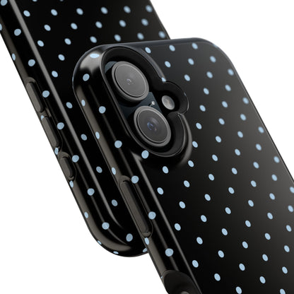 Blue Velvet Mini Dots iPhone Case