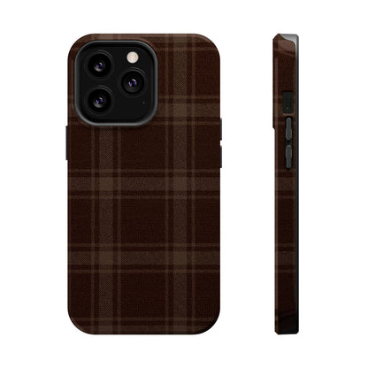 Cocoa Plaid iPhone Case