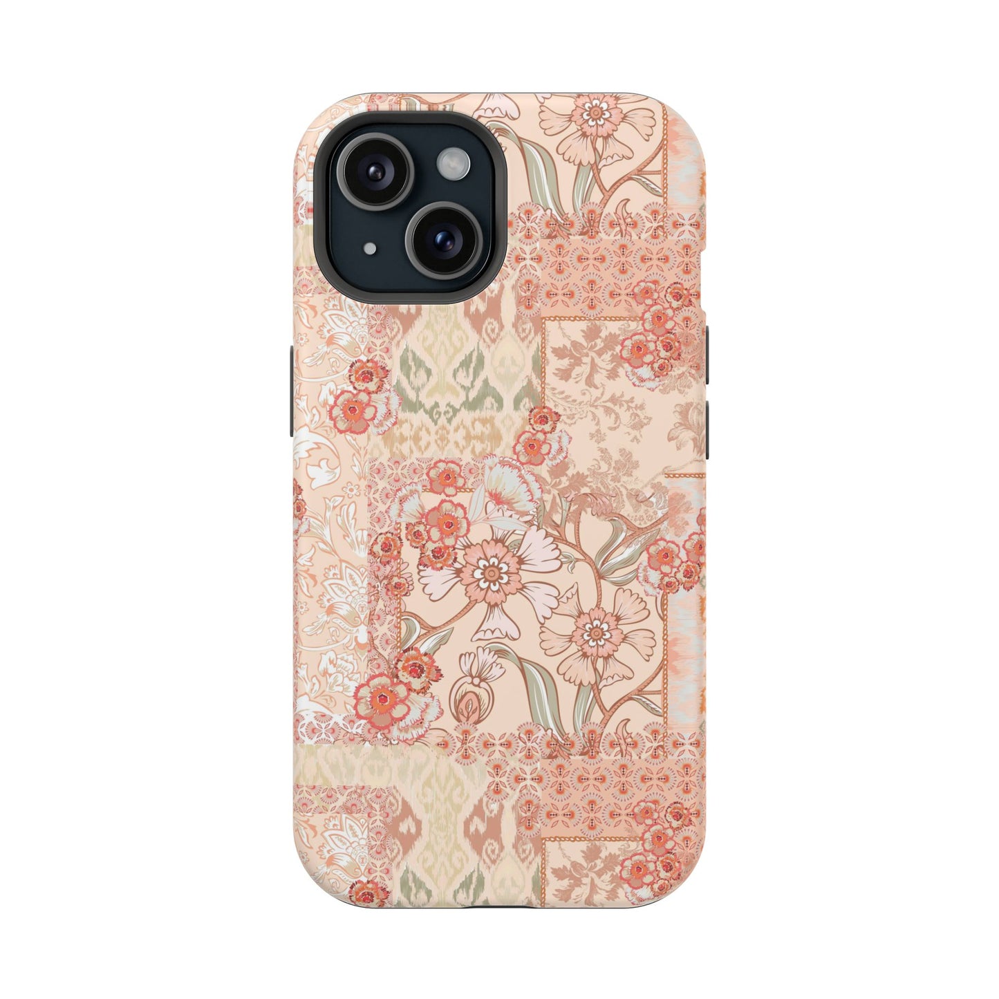Peachy Paisley iPhone Case
