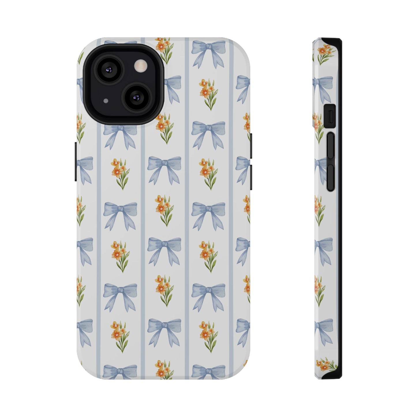Blue Bows iPhone Case