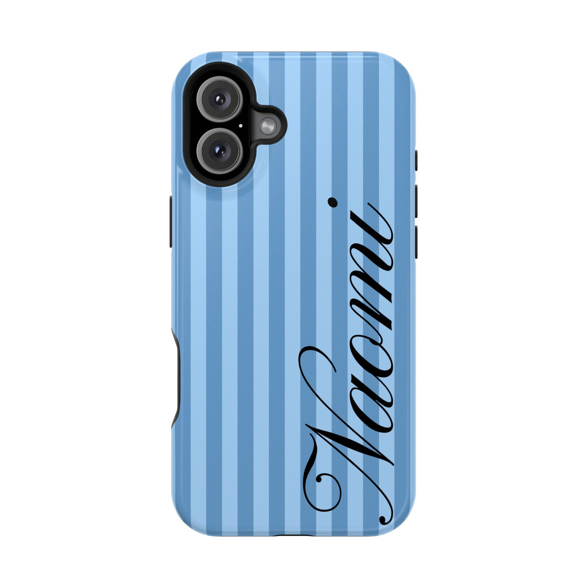 Personalized Seaside Stripes iPhone Case