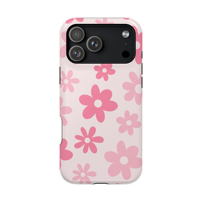 Pink Flower Power iPhone Case