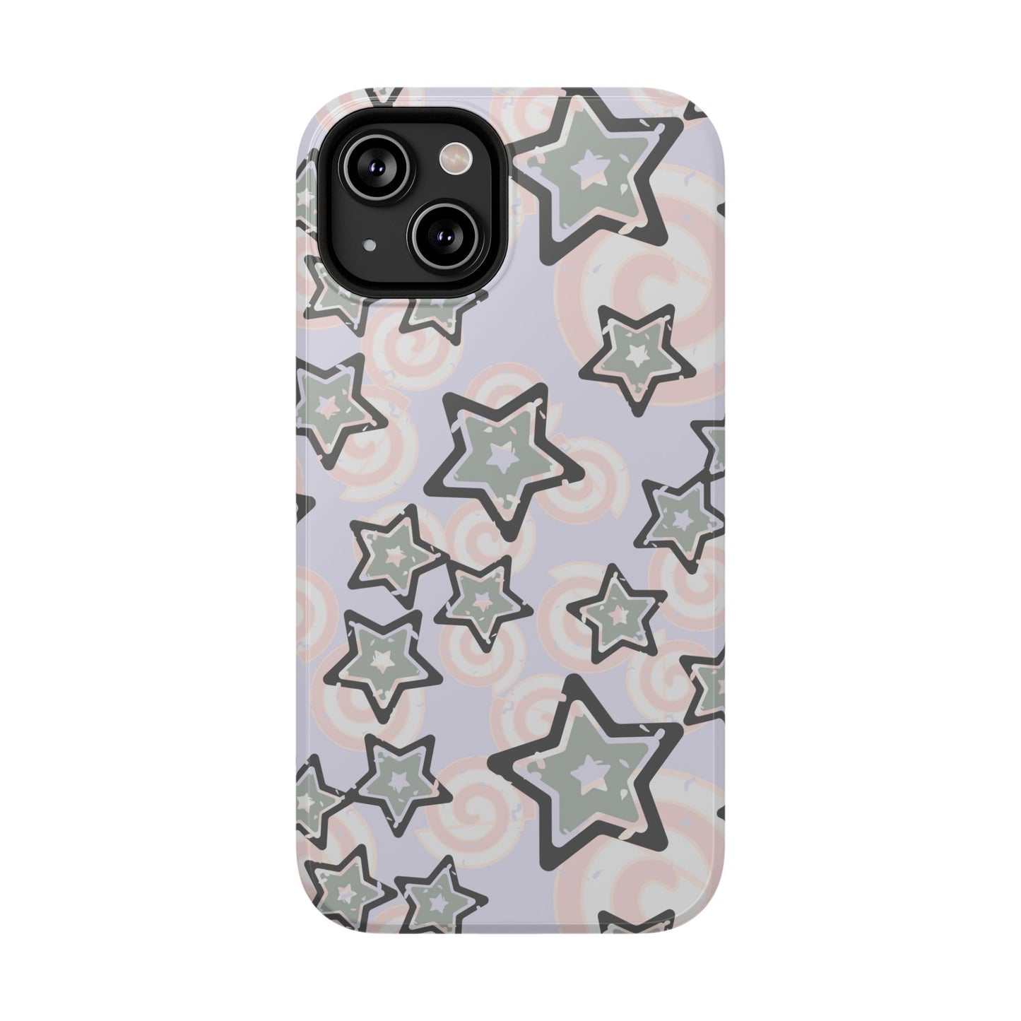 Y2K Gray Star iPhone Case